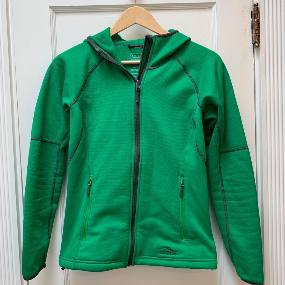 EUC LLBean Zip Up Layering Hoodie - XXS